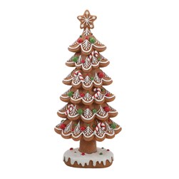 Gingerbread Christmas Tree 38cm