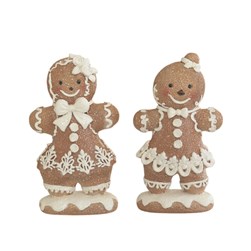 Gingerbread Figurines 16cm 2 Assorted Gingerbread Figurines 16cm 2 Assorted