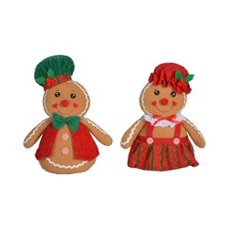 Gingerbread Plush 24cm 2 Assorted Gingerbread Plush 24cm 2 Assorted