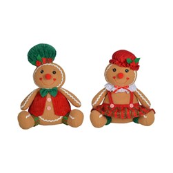 Gingerbread Plush 25cm 2 Assorted