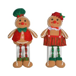 Gingerbread Shelf Sitter 43cm 2 Assorted Gingerbread Shelf Sitter 43cm 2 Assorted