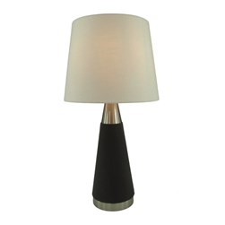 Grey and Silver Metal Lamp 24x50cm Grey and Silver Metal Lamp 24x50cm