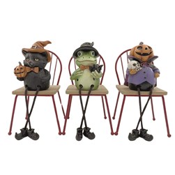 Halloween Shelf Sitter 19cm 3 Assorted Halloween Shelf Sitter 19cm 3 Assorted