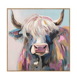 Highland Cow Canvas 80cm Highland Cow Canvas 80cm