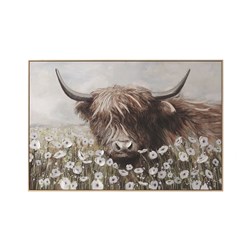 Highland Cow Field Canvas 61x91cm Highland Cow Field Canvas 61x91cm
