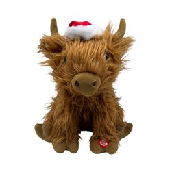 Highland Cow Let It Snow 30cm Highland Cow Let It Snow 30cm