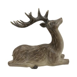 Laying Stag 27x24cm