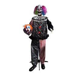 LED Animated Scary Clown 173cm LED Animated Scary Clown 173cm
