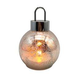 LED Antique Glass Bauble 12x16cm LED Antique Glass Bauble 12x16cm