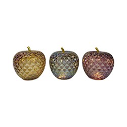 LED Apple 14cm 3 Assorted