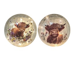 LED Ball Highland 15cm 2 Assorted