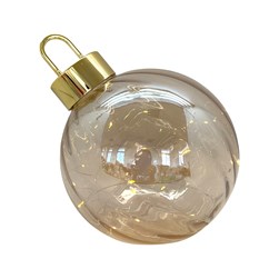 LED Bauble Decoration Gold 25cm