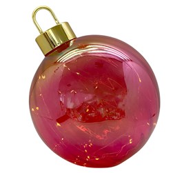 LED Bauble Decoration Red 30cm LED Bauble Decoration Red 30cm