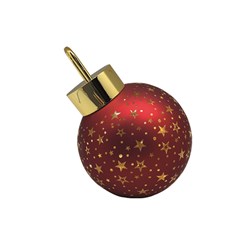 LED Bauble Decoration Red 12cm LED Bauble Decoration Red 12cm