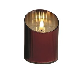 LED Candle Red 7.5x10cm LED Candle Red 7.5x10cm
