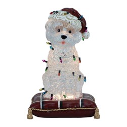 LED Christmas Dog Spinner 21cm LED Christmas Dog Spinner 21cm
