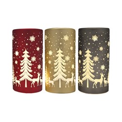 LED Column Gold/Silver/Red 18cm 3 Assorted Colours LED Column Gold/Silver/Red 18cm 3 Assorted Colours