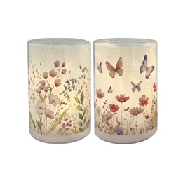 LED Floral 13cm 2 Asst