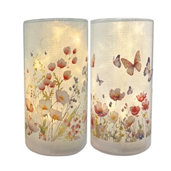LED Floral 18cm 2 Assorted