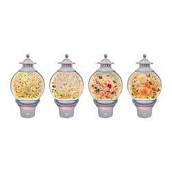 LED Floral Plug In 19cm 4 Asst