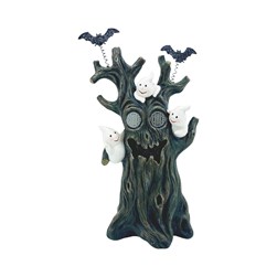 LED Ghost Scary Tree 18 x 34cm