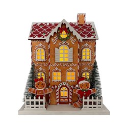 LED Gingerbread House 20x24cm
