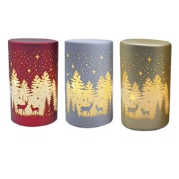 LED Glass Christmas Decoration 15cm 3 Assorted LED Glass Christmas Decoration 15cm 3 Assorted
