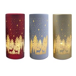 LED Glass Christmas Decoration 20cm 3 Assorted LED Glass Christmas Decoration 20cm 3 Assorted