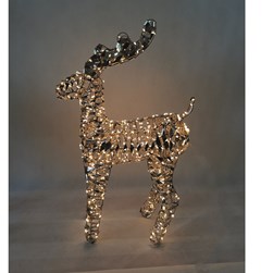 LED Gold Foil Reindeer 600 Light 60cm LED Gold Foil Reindeer 600 Light 60cm