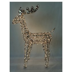 LED Gold Foil Reindeer 720 Lights 84cm LED Gold Foil Reindeer 720 Lights 84cm