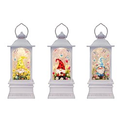 LED Gonk Spinner Lantern 22cm 3 Assorted LED Gonk Spinner Lantern 22cm 3 Assorted