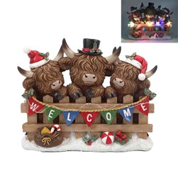 LED Highland Welcome 21x17cm LED Highland Welcome 21x17cm