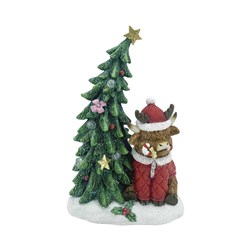 LED Highland With Tree 14 x 22cm LED Highland With Tree 14 x 22cm
