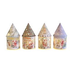LED House 21cm 4 Asst LED House 21cm 4 Asst