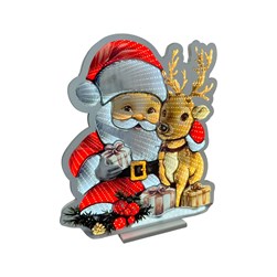 LED Infinity Santa & Deer 60cm