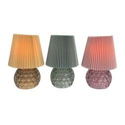 LED Lamp & Shade 22cm 3 Asst