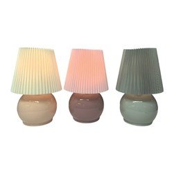 LED Lamp & Shade 23cm 3 Asst