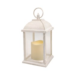 LED Lantern White 10x21cm
