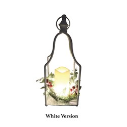 LED Lantern White 15x39cm LED Lantern White 15x39cm