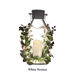 LED Lantern White 18x36cm LED Lantern White 18x36cm