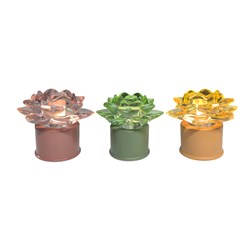 LED Lotus Flower 13cm 3 Asst