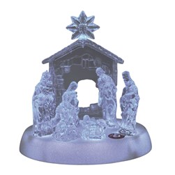 LED Nativity Scene 18 x 19cm LED Nativity Scene 18 x 19cm