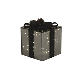 LED Present Box 12x12cm Grey LED Present Box 12x12cm Grey