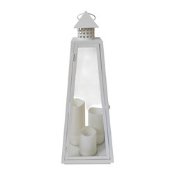 LED Pyramid Lant Wh 60cm