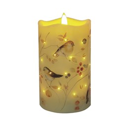 LED Robin Candle 7.5cmx12.5cm LED Robin Candle 7.5cmx12.5cm