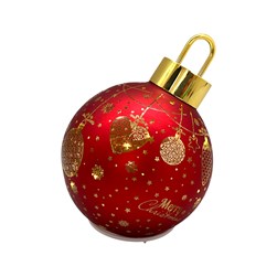 LED Rotating Bauble Red 15cm LED Rotating Bauble Red 15cm