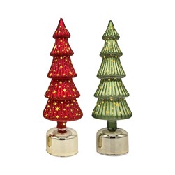 LED Rotating Tree 37cm 2 Asst LED Rotating Tree 37cm 2 Asst