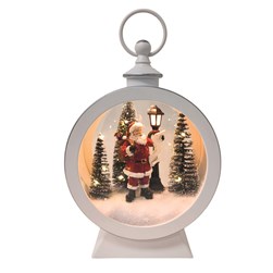 LED Santa Round Lantern 25cm LED Santa Round Lantern 25cm