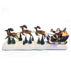 LED Santa Sleigh 58x21cm LED Santa Sleigh 58x21cm