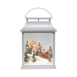 LED Santa Sleigh Lantern 43cm
